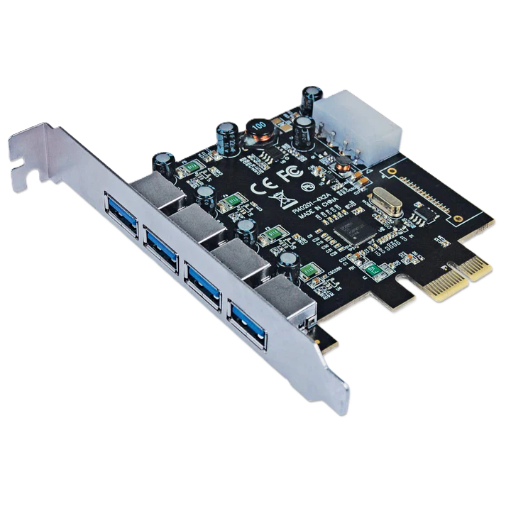 Tarjeta Usb,manhattan,152891, V3 Pci Express 4 Ptos Estandar-bracket
