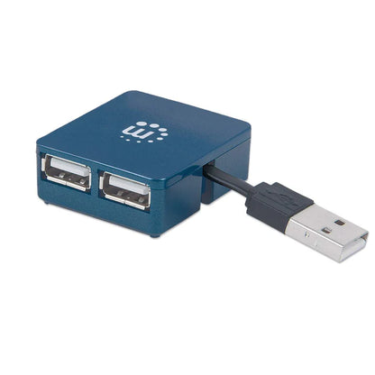 Hub Usb,manhattan,160605, V2.0 4 Ptos Micro