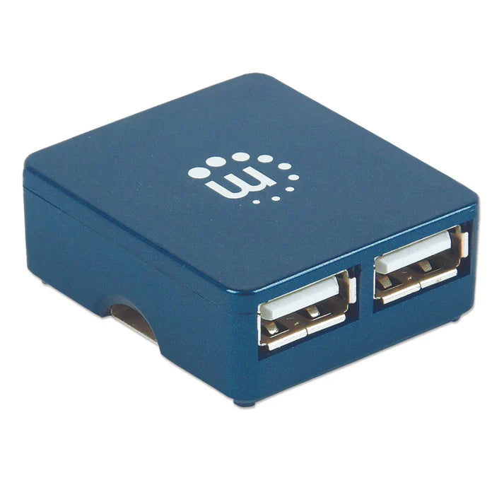 Hub Usb,manhattan,160605, V2.0 4 Ptos Micro
