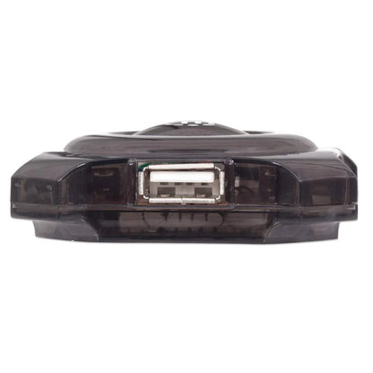 Hub Usb,manhattan,162272,4 Ptos Negro Economico