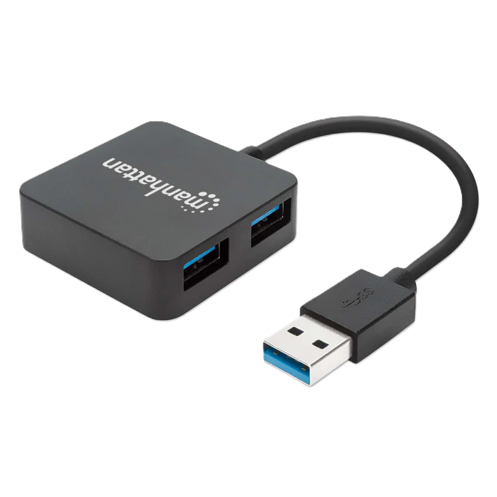 Hub Usb,manhattan,162296, V3.0  4 Ptos Mini