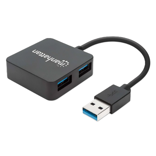 Hub Usb,manhattan,162296, V3.0  4 Ptos Mini