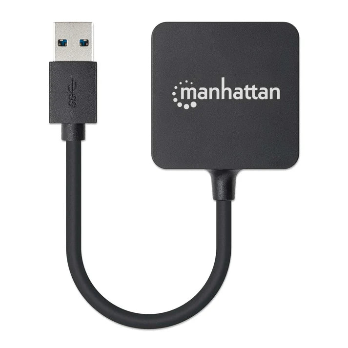 Hub Usb,manhattan,162296, V3.0  4 Ptos Mini