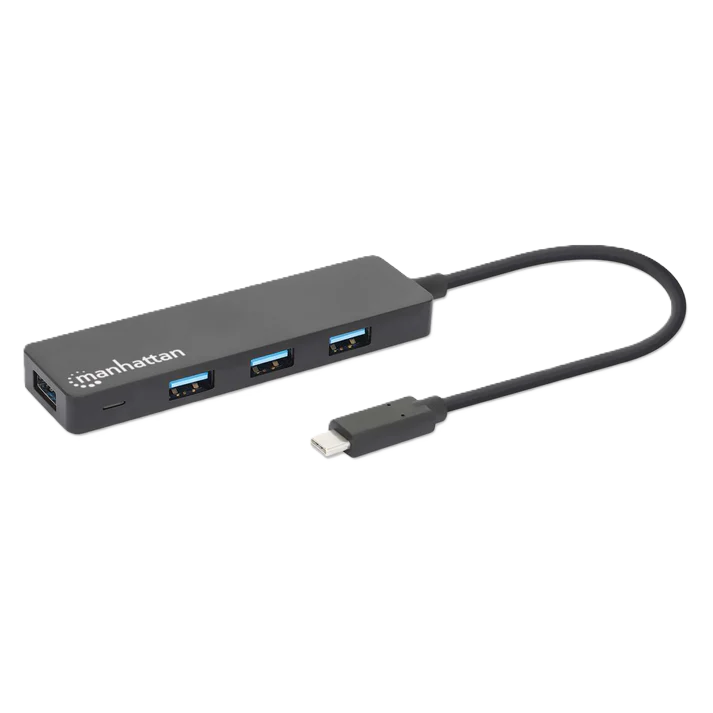 Conector Hub Usb,manhattan,164924,-c 4 Ptos A