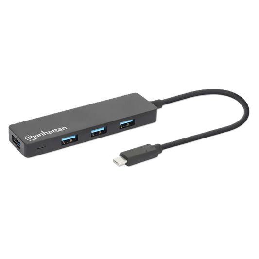 Conector Hub Usb,manhattan,164924,-c 4 Ptos A