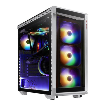 Gabinete Adata Xpg Battlecruiser Media Torre Atx Cristal Templado 4 Ventiladores  Blanco (battlecruiser-whcww)