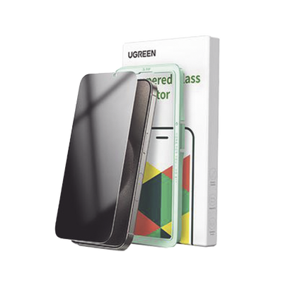 Protector De Pantalla Ugreen Hd Con Marco De Instalación Para Iphone 16 Pro Max (paquete De 1)