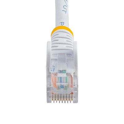 Cable De 10m Blanco De Red Cat5e Ethernet Rj45 Sin Enganches - Latiguillo Snagless - Startech.com Mod. 45pat10mwh