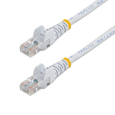 Cable De 10m Blanco De Red Cat5e Ethernet Rj45 Sin Enganches - Latiguillo Snagless - Startech.com Mod. 45pat10mwh