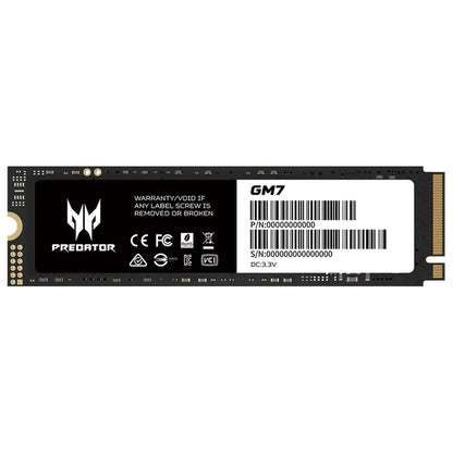 Unidad De Estado Solido Ssd Interno Predator Gm7 1tb M.2 2280 Nvme 2.0 Pcie Gen 4x4 Lect.7400 Escrit.6500 Mbs 3d Tlc Nand Pc Laptop Minipc (bl.9bwwr.118)