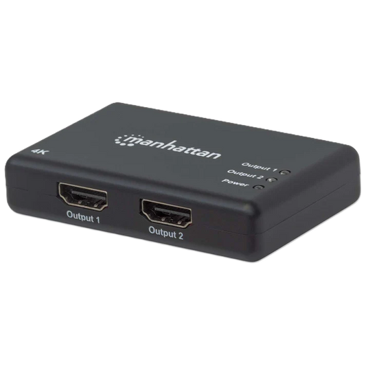 Video Splitter,manhattan,207669, Hdmi 4k@30hz, 1 In:2 Out,  Ac