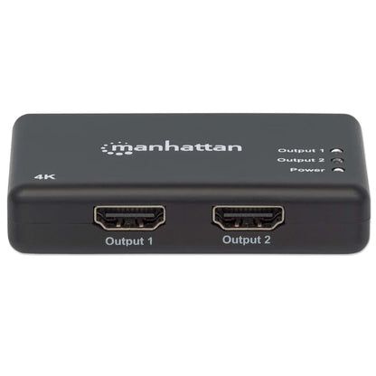 Video Splitter,manhattan,207669, Hdmi 4k@30hz, 1 In:2 Out,  Ac