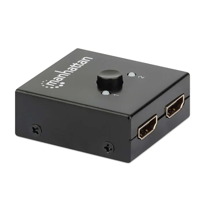 Switch Hdmi,manhattan,207850, 4k@60hz, Bidireccional 2:1