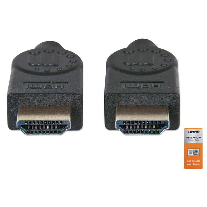 Cable Hdmi,manhattan,355360, 2.0 Premium M-m  5.0m