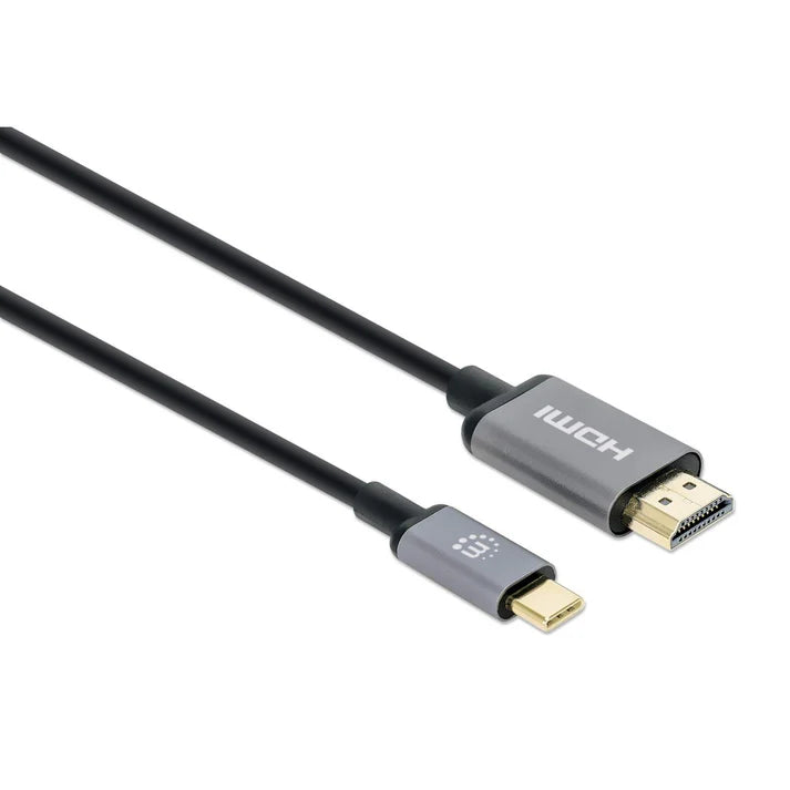 Cable Usb,manhattan,153591,-c A Hdmi M 1.0m 4k@60hz, Negro