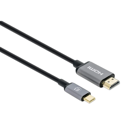 Cable Usb,manhattan,151764,-c A Hdmi M 2.0m 4k@30hz, Negro