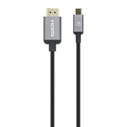 Cable Usb,manhattan,153591,-c A Hdmi M 1.0m 4k@60hz, Negro