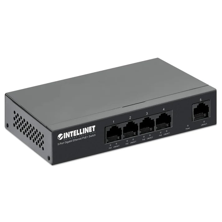 Poe Switch,intellinet,561792,gb  5 Ptos 30w/pto, 40w