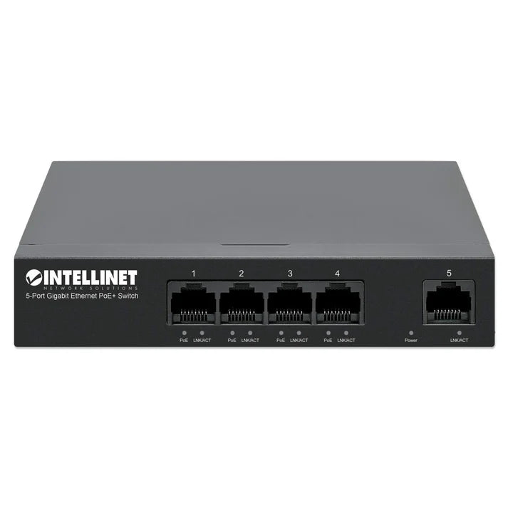 Poe Switch,intellinet,561792,gb  5 Ptos 30w/pto, 40w