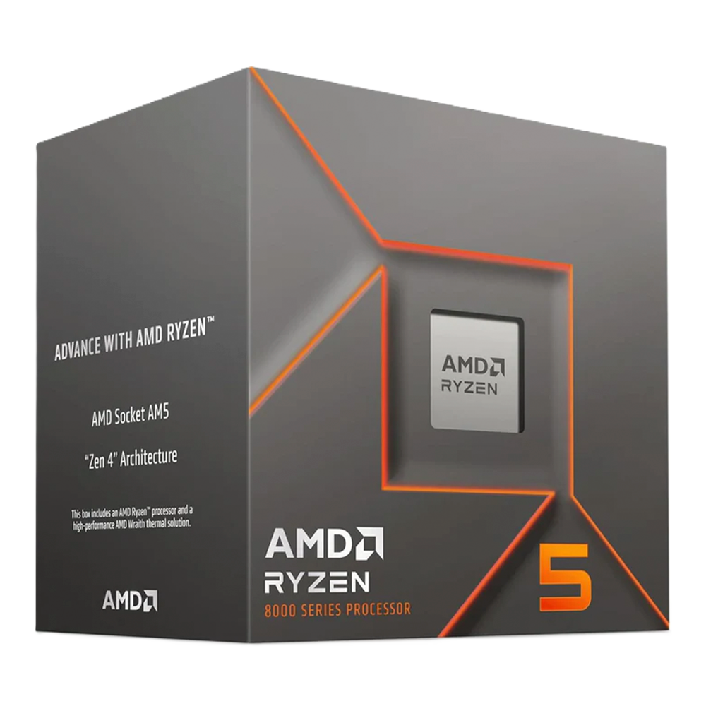 Procesador Amd Ryzen 5 8400f S-am5 8a Gen / 4.2 - 4.7 Ghz / Cache 16mb / 6 Nucleos / Sin Graficos / Con Disipador / Gamer Medio