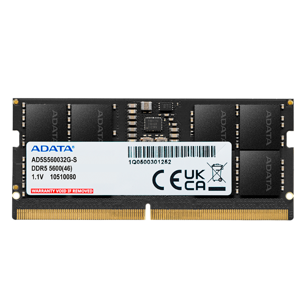 Memoria Adata Sodimm Ddr5 16gb Pc5-44800 5600mhz Cl46 1.1v (ad5s560016g-s)