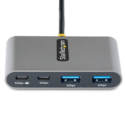 Hub Usb-c De 4 Puertos - Concentrador Con Entrega De Alimentacion De 100w De Paso - Usb Tipo C - 2x Usb-a 2x Usb-c - Startech.com Mod. 5g2a2cpdb-usb-c-hub