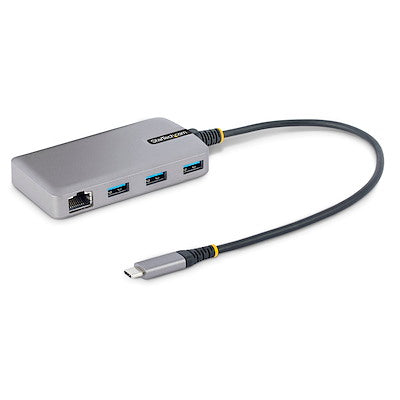 Hub Usb-c De 3 Puertos Usb-a - Usb 3.0 5gbps - Alimentado Por El Bus - Concentrador Usb-c De 3 Puertos Usb-a - Ethernet - Startech.com Mod. 5g3agbb-usb-c-hub