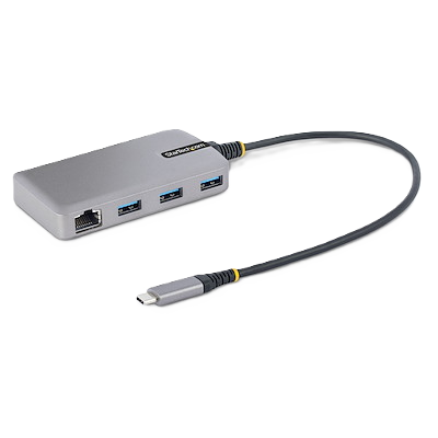 Hub Usb-c De 3 Puertos Usb-a - Usb 3.0 5gbps - Alimentado Por El Bus - Concentrador Usb-c De 3 Puertos Usb-a - Ethernet - Startech.com Mod. 5g3agbb-usb-c-hub