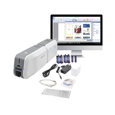 Kit Impresora Smart51l / Con Laminador /doble Lado/3 Años Garantia / Incluye 2 X  Ribboncolor / 100 Tarjetas Pvc/ 1 Cinta De Limpieza/ Software