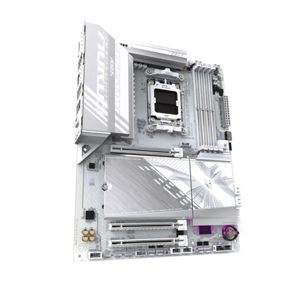 Tarjeta Madre Gigabyte B850 A Elite Wf7 Ice / Socket Amd Am5 / Ddr5 8200 Mt/s / Wifi 7 / Bt 5.4 / Atx / Gamer