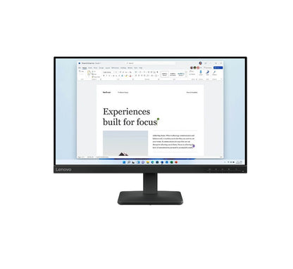 Monitor Lenovo L24-4e / 24 Pulgadas 1920x1080 / Panel Ips / 4ms 100hz 99% Srgb / Hdmi(1) Vga(1) / Color Negro / 3y En Centro De Servicio