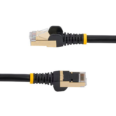 Cable De 2m Cat6a Ethernet Negro - Cable De Red 10gb Cat6a Snagless Blindado Rj45 Poe De 100w - 10gbe Con Certificacion Ul/tia - Startech.com Mod. C6aspat7bk