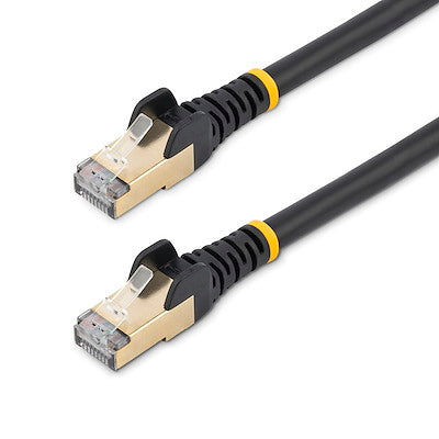 Cable De 1m Cat6a Ethernet Negro - Cable De Red 10gb Cat6a Snagless Blindado Rj45 Poe De 100w - 10gbe Con Certificacion Ul/tia - Startech.com Mod. C6aspat3bk