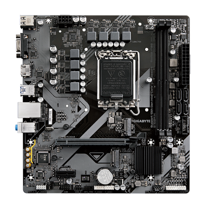 Tarjeta Madre Gigabyte B760m H / Intel Socket 1700 / Ddr5 8000 Mt/s / Hdmi / Vga / Micro Atx / Gama Media
