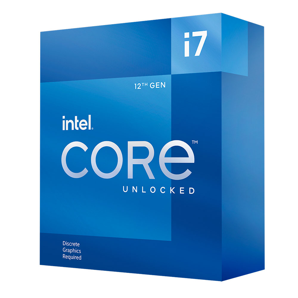 Procesador Intel Core I7-12700kf S-1700 12a Gen /3.6 - 5.0 Ghz /cache 25mb /12 Cores (8p+4e) /sin Graficos /sin Disipador /gamer Alto Ipa