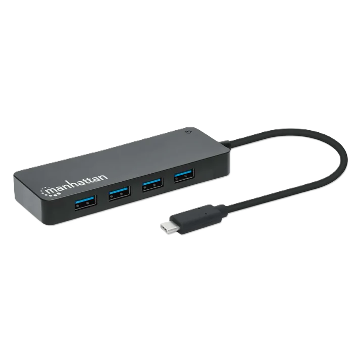 Hub Usb,manhattan,168410,-c V3.2  7 Ptos A, 5gbps