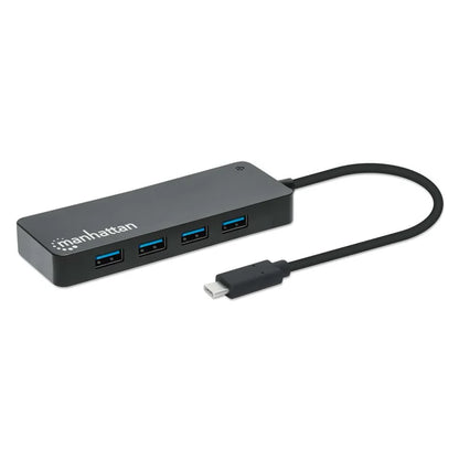 Hub Usb,manhattan,168410,-c V3.2  7 Ptos A, 5gbps
