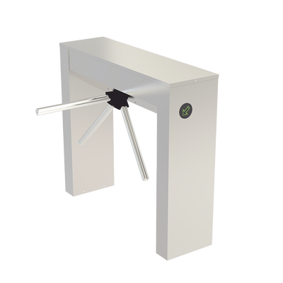 Torniquete Trípode Bidireccional De Acero Inoxidable Con Indicadores De Paso / Para Aplicaciones De Interior Y Exterior Protegido / Tipo Puente