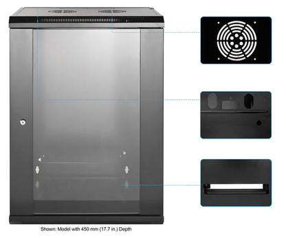Gabinete 19,intellinet,711951, Mural Econ. 15u 570x600