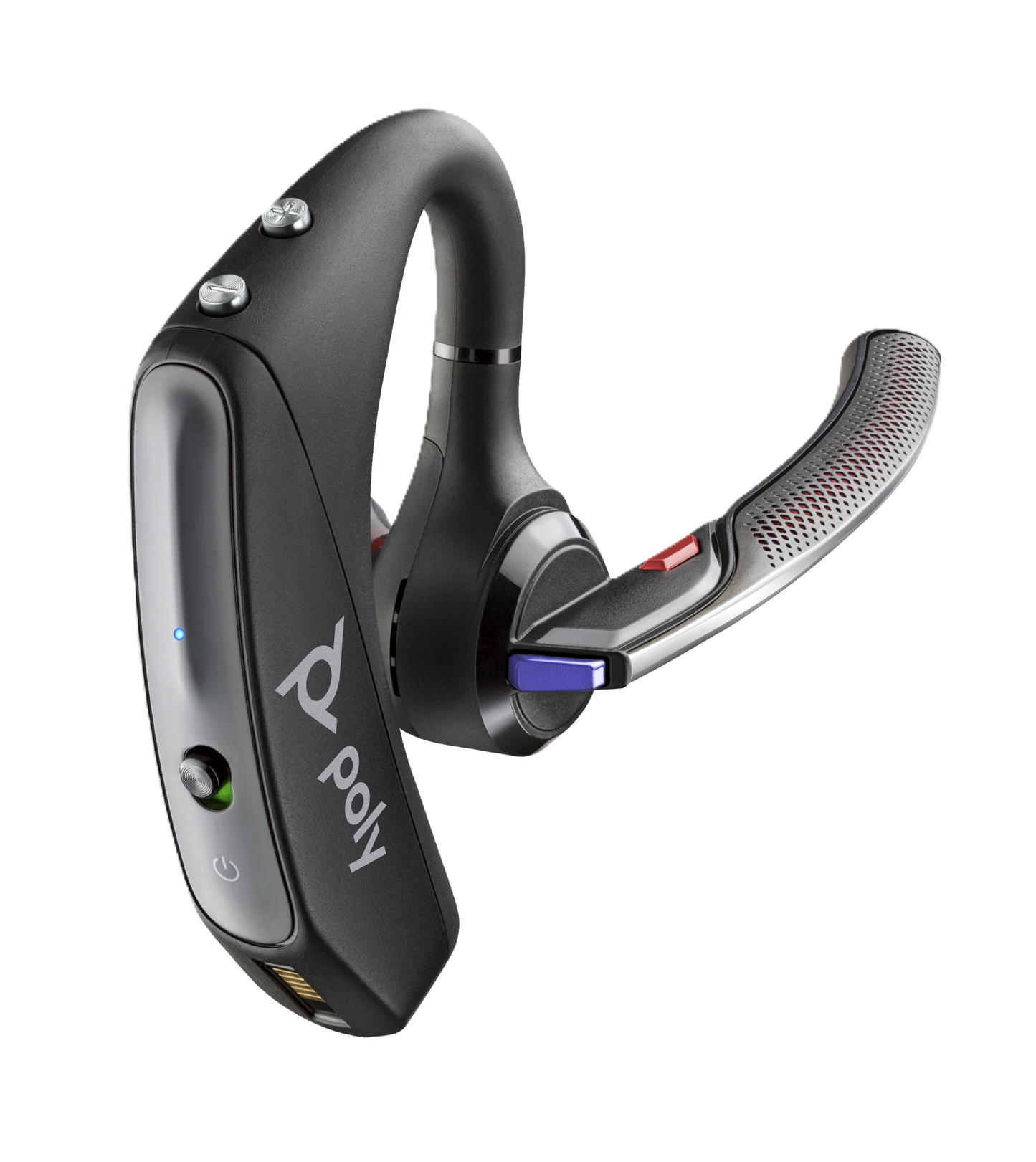 Manos Libres Hp Poly 7s431aaaba Voyager 5200/ Bluetooth Con Cancelacion De Ruido Hasta 6 Hrs En Llamada Alcance De 30 Mts Comandos De Voz Sin Case