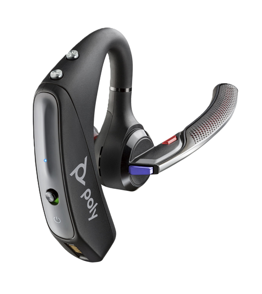 Manos Libres Hp Poly 7s431aaaba Voyager 5200/ Bluetooth Con Cancelacion De Ruido Hasta 6 Hrs En Llamada Alcance De 30 Mts Comandos De Voz Sin Case