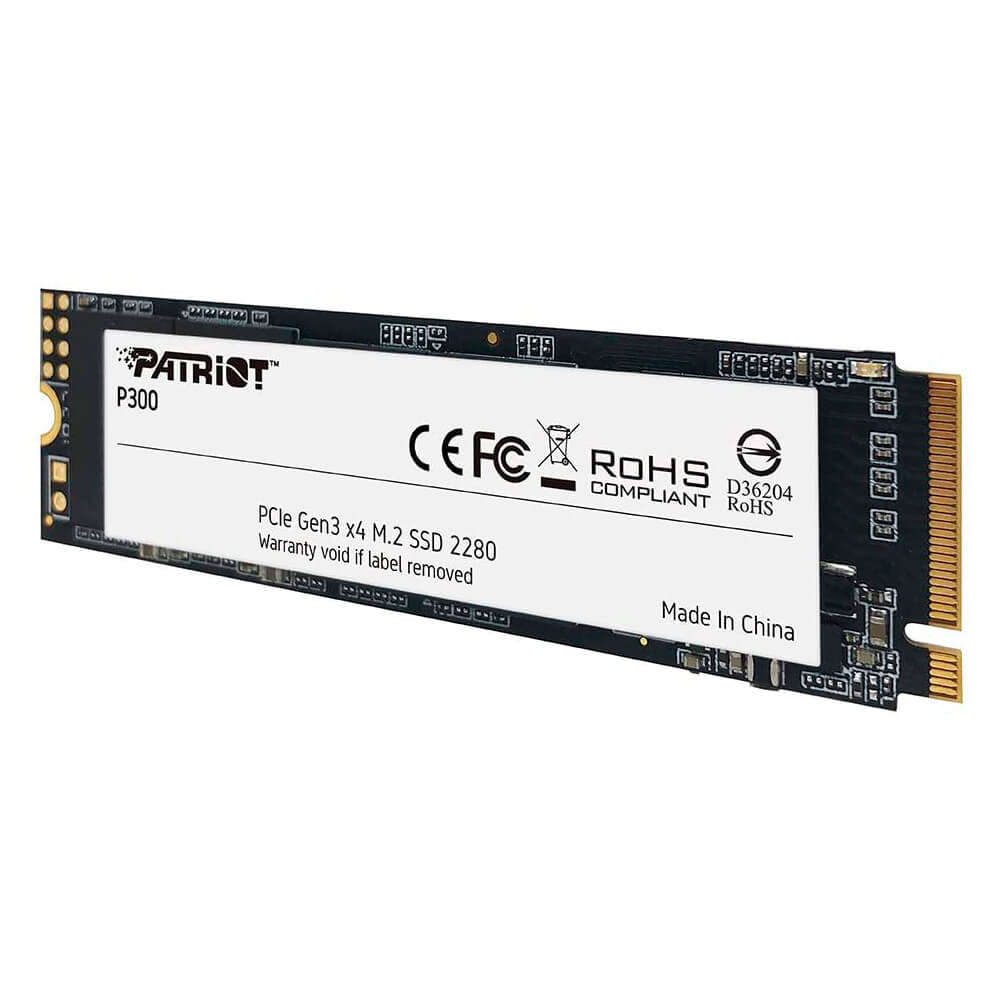 Unidad De Estado Solido Interno Patriot P300 1tb M.2 2280 Nvme Pcie Gen 3x4 Lect.2100 Escrit.1650 Mbs Pc Laptop Minipc