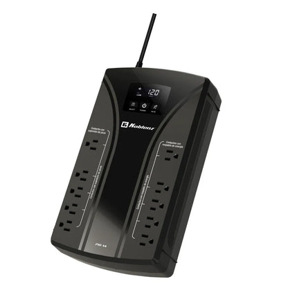 No Break 7522-usb Interactivo Cuasisenoidal 750 Va / 420 Watts (sustituto 7011 ) 10 Contactos, 5 Respaldados, 5 Con Supresor De Picos, Hasta 65 Min De Respaldo Con Una Aio, 3 AÑos De Garantia.