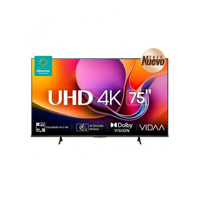 Television 75 Pulgadas Led Hisense 75a65nv Smart Vidaa, 4k Uhd, Dolby Vision Hdr10, Dts Virtual X, Wifi