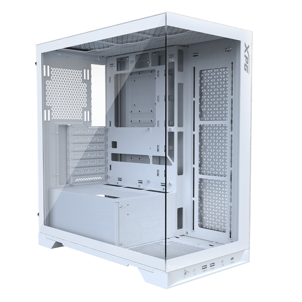 Gabinete Gamer Adata Xpg Invader X Media Torre Cristal Templado Atx Blanco (invaderxmt-whcww)