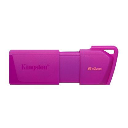 Memoria Flash Usb Kingston Data Traveler Exodia 64gb Gen 1 3.2 Tipo A Morado Neon (kc-u2l64-7lp)