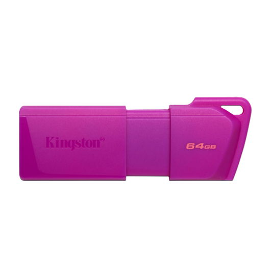 Memoria Flash Usb Kingston Data Traveler Exodia 64gb Gen 1 3.2 Tipo A Morado Neon (kc-u2l64-7lp)