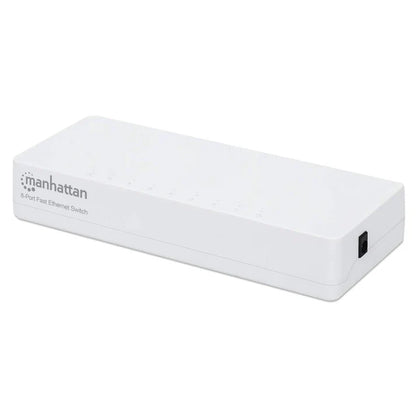 Switch,manhattan,560689,  8 Ptos 10/100 Desktop Blanco Mh