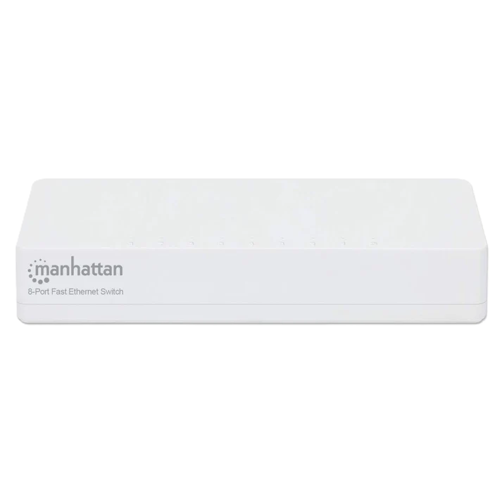 Switch,manhattan,560689,  8 Ptos 10/100 Desktop Blanco Mh