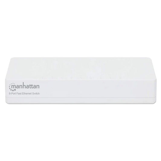 Switch,manhattan,560689,  8 Ptos 10/100 Desktop Blanco Mh
